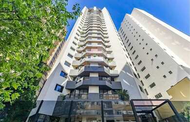 Imagem: O apartamento possui 1 Dormitório, 2 Banheiros, 1 Vaga na garagem