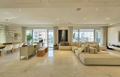 Imagem: O apartamento possui 4 Dormitórios, 5 Banheiros, 5 Vagas na