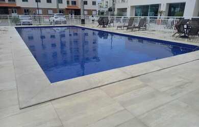 Imagem: O apartamento possui 2 Dormitórios, 1 Banheiro, 1 Vaga na garagem