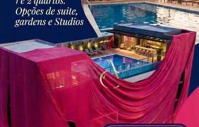 Imagem: O apartamento possui 2 Dormitórios, 1 Banheiro, 1 Vaga na garagem