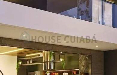 Imagem: A casa em condomínio possui 5 Dormitórios, 5 Banheiros, 4