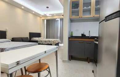 Imagem: O apartamento possui 1 Dormitório, 1 Banheiro, 40m² de Área