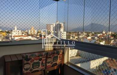 Imagem 8: APARTAMENTOPALHOÇA. Churrasqueira, Imóvel mobiliado, VarandaeÁrea de...