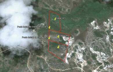 Imagem: O terreno possui 52.435m² de Área e está localizado em Varge