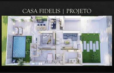 Imagem 10: Casa 3/4 Sozinho no Lote Res Fidelis em Goiânia