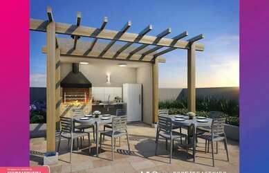 Imagem: O apartamento possui 2 Dormitórios, 1 Banheiro, 1 Vaga na garagem