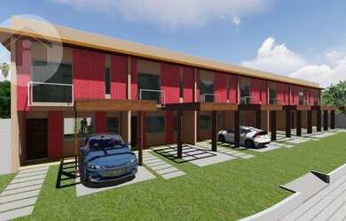 Imagem: A casa possui 2 Dormitórios, 3 Banheiros, 1 Vaga na garagem