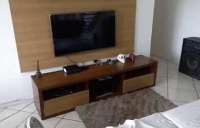 Imagem: O apartamento na cobertura possui 3 Dormitórios, 2 Banheiros