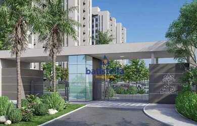 Imagem: O apartamento possui 2 Dormitórios, 1 Banheiro, 1 Vaga na garagem