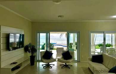 Imagem 6: Linda casa com piscina, frente mar, pé na areia na praia do Tenório