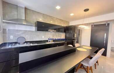 Imagem 7: Casa Sobreposta Alta a Venda 3 Suítes Churrasqueira Marapé Santos SP