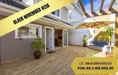 Imagem: A casa em condomínio possui 3 Dormitórios, 4 Banheiros, 4