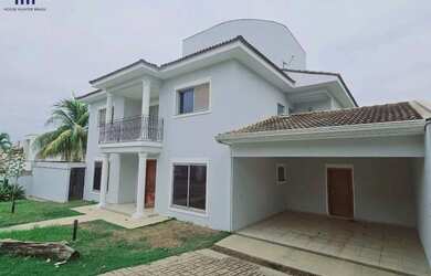 Imagem: A casa em condomínio possui 4 Dormitórios, 5 Banheiros, 4