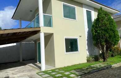 Imagem: A casa em condomínio possui 4 Dormitórios, 4 Banheiros, 2