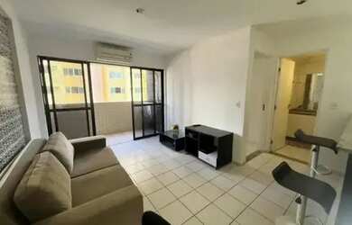 Imagem: O apartamento possui 1 Dormitório, 1 Banheiro, 1 Vaga na garagem