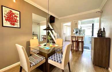 Imagem: O apartamento na cobertura possui 1 Dormitório, 2 Banheiros