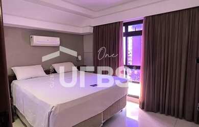 Imagem: O studio possui 1 Dormitório, 2 Banheiros, 1 Vaga na garagem