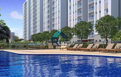 Imagem: O apartamento possui 2 Dormitórios, 2 Banheiros, 1 Vaga na