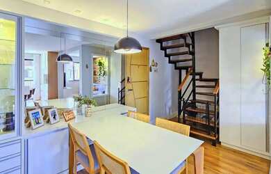 Imagem: O apartamento na cobertura à venda possui 3 Dormitórios, 3