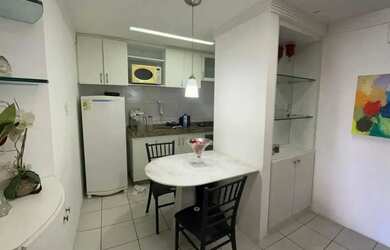 Imagem: O apartamento possui 1 Dormitório, 1 Banheiro, 1 Vaga na garagem