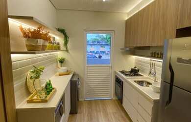 Imagem 5: VIVENDAS DO RIO. Varanda, Área de serviço, 40m² de Áreae1 Vaga na...