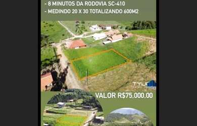 Imagem: O terreno possui 600000m² de Área e está localizado em Tijucas