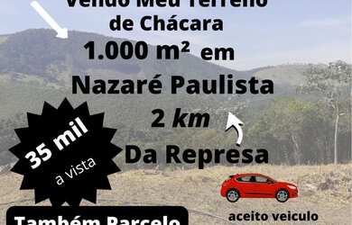 Imagem: O terreno possui 1.000m² de Área e está localizado em Centro