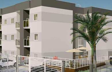 Imagem: O apartamento possui 2 Dormitórios, 1 Banheiro, 1 Vaga na garagem