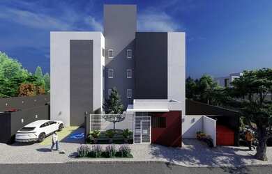 Imagem: O apartamento possui 2 Dormitórios, 1 Banheiro, 1 Vaga na garagem