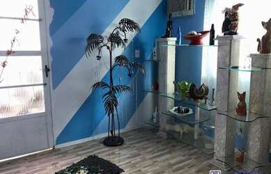 Imagem: A casa em condomínio possui 3 Dormitórios, 1 Banheiro, 1 Vaga