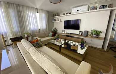 Imagem: O apartamento na cobertura possui 4 Dormitórios, 4 Banheiros