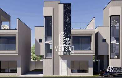 Imagem: A casa possui 3 Dormitórios, 3 Banheiros, 2 Vagas na garagem