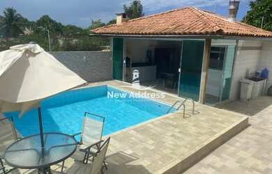 Imagem 6: Casa montada, com área gourmet, piscina e campo, à venda em Setiba - Guarapari
