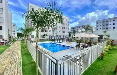 Imagem: O apartamento possui 2 Dormitórios, 1 Banheiro, 1 Vaga na garagem