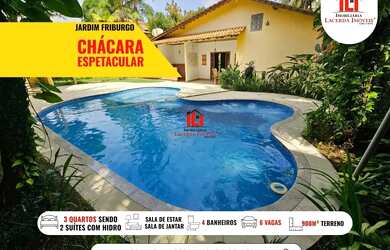 Imagem: A fazenda possui 900m² de Área, Churrasqueira, Piscina e