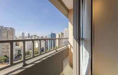 Imagem: O apartamento possui 1 Dormitório, 1 Banheiro, 24m² de Área