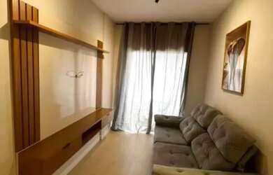 Imagem: O apartamento possui 1 Dormitório, 1 Banheiro, 1 Vaga na garagem