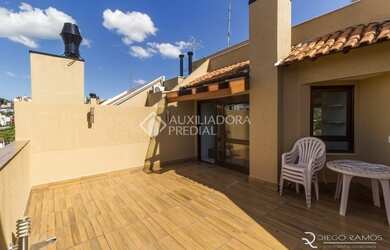 Imagem: O apartamento na cobertura possui 2 Dormitórios, 1 Banheiro