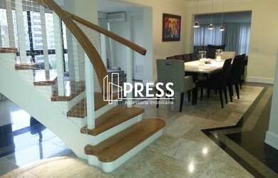 Imagem: O apartamento na cobertura possui 4 Dormitórios, 3 Banheiros