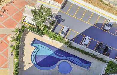 Imagem: O apartamento na cobertura possui 2 Dormitórios, 3 Banheiros