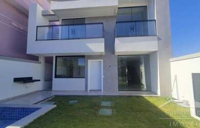 Imagem: A casa em condomínio possui 3 Dormitórios, 3 Banheiros, 1