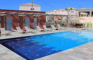 Imagem: A casa em condomínio possui 3 Dormitórios, 1 Banheiro, 2 Vagas