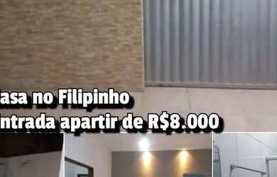 Imagem: A casa possui 3 Dormitórios, 2 Banheiros, 1 Vaga na garagem