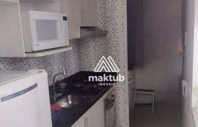 Imagem: O apartamento possui 2 Dormitórios, 1 Banheiro, 1 Vaga na garagem