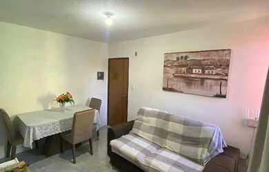 Imagem: O apartamento possui 2 Dormitórios, 1 Banheiro e 1 Vaga na