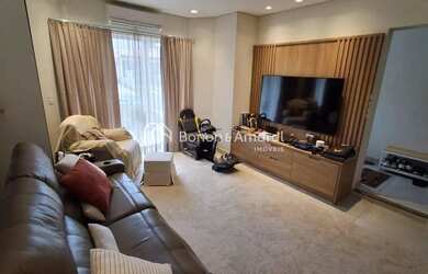 Imagem: A casa em condomínio possui 3 Dormitórios, 4 Banheiros, 4