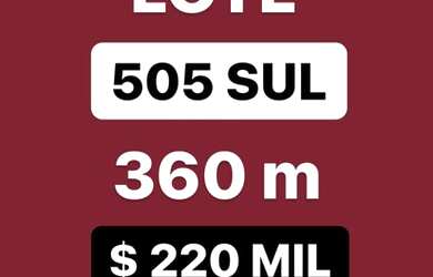 Imagem: O terreno possui 360m² de Área e está localizado em Plano