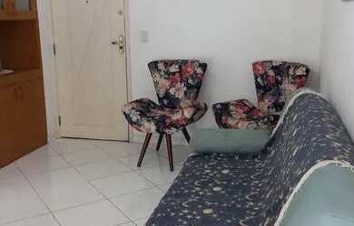 Imagem: O apartamento possui 1 Dormitório, 2 Banheiros, 1 Vaga na garagem