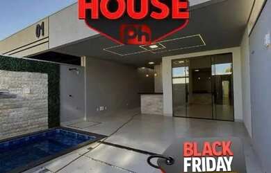 Imagem: A casa possui 3 Dormitórios, 3 Banheiros, 2 Vagas na garagem