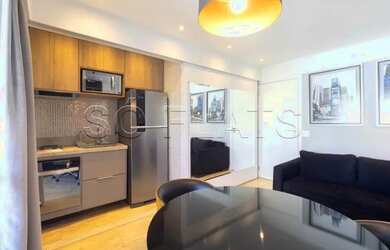 Imagem 3: Lindo flat mobiliado disponível para locação com uma localização privilegiada no Jardim Pa